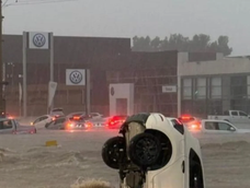 Fuerte temporal en Bahía Blanca. Fuerte temporal en Bahía Blanca.