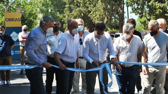 Fue inaugurado el nuevo pavimento de calle Cereceto en San Martín