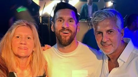 Los Andes | Lionel Messi junto a su mamá Celia y su papá Jorge
