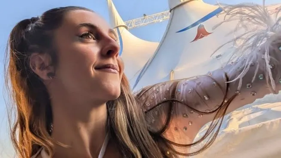 Micaela es argentina y junto a su esposo, cautivaron al jurado del concurso de talentos.