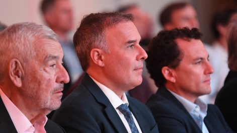 Martín Clément (Centro), presidente del Consejo Empresario Mendocino