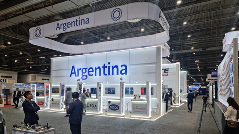 Mendoza en la Offshore Technology Conference (OTC).