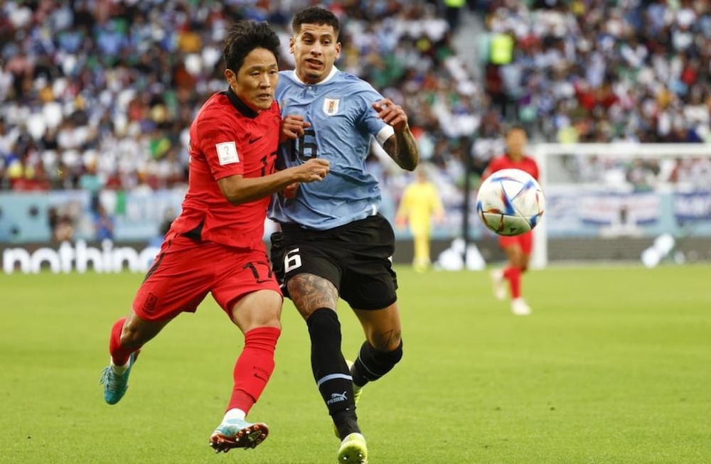 Uruguay y Corea se miden por el Grupo H