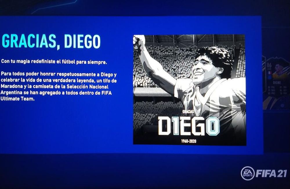 El agradecimiento de la gente del FIFA.