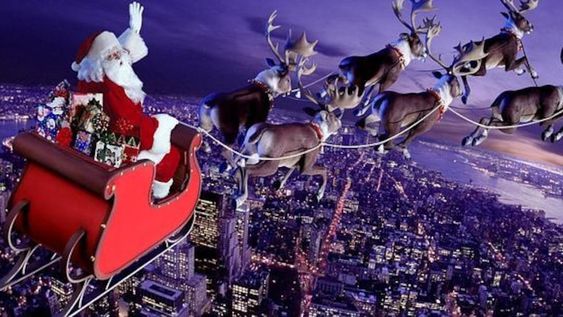Cómo seguir a Papá Noel por internet y ver las ciudades que ya visitó.