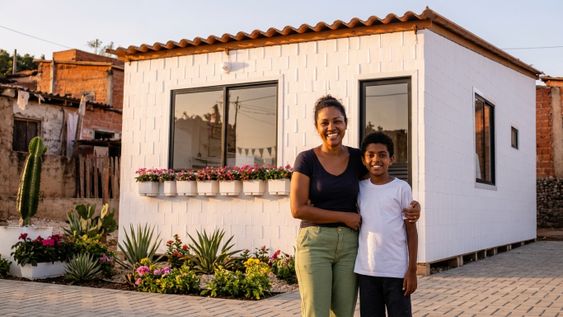La beneficiaria de la iniciativa fue Rejane Alves de Souza, una mujer de 45 años, madre de nueve hijos y abuela de doce nietos.