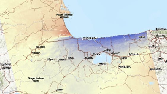 La NASA mostró cómo los terremotos desplazaron el suelo en Venezuela.