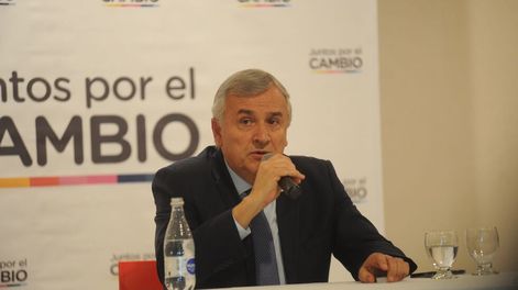 Los Andes | Gerardo Morales habló con la prensa tras la reunión de dirigentes de Juntos por el Cambio. Foto: Federico Lopez Claro