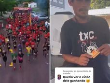 Insólito: en ojotas y ebrio un hombre se unió a una carrera de 8 km en Brasil, la ganó y le cambió su vida