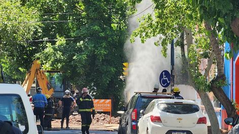 Los Andes | Escape de gas en Goody Cruz frente a Andes Talleres