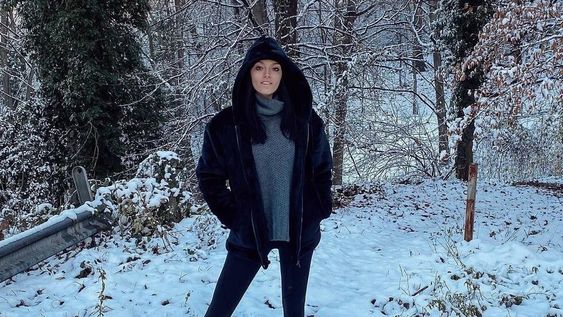 Oriana Sabatini causó furor en TikTok con un baile en la nieve