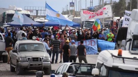 Protestas y bloqueos en Neuquén - Gentileza / LM Neuquén