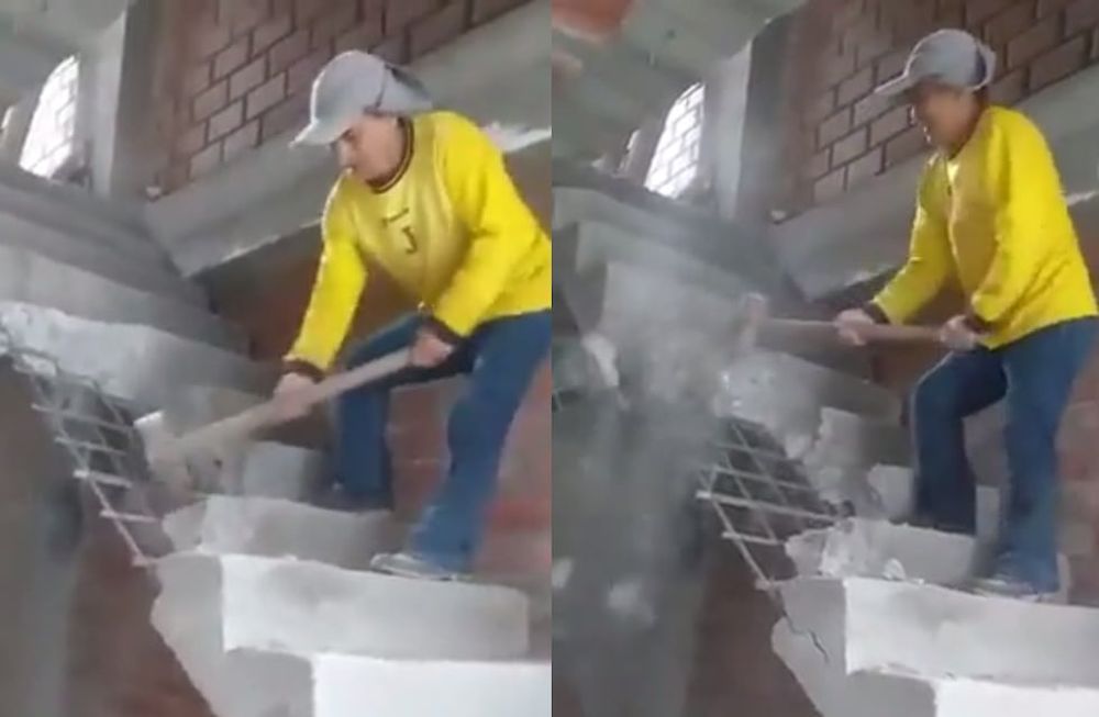 El video pone sobre la mesa una problemática que atraviesan muchos trabajadores, en especial quienes trabajan en obras de construcción o empleados no registrados. Foto: Captura video