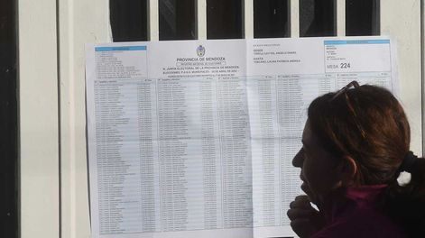 Elecciones PASO. Foto: José Gutierrez / Los Andes