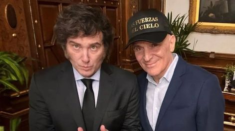 El presidente Javier Milei junto al diputado José Luis Espert. Foto archivo