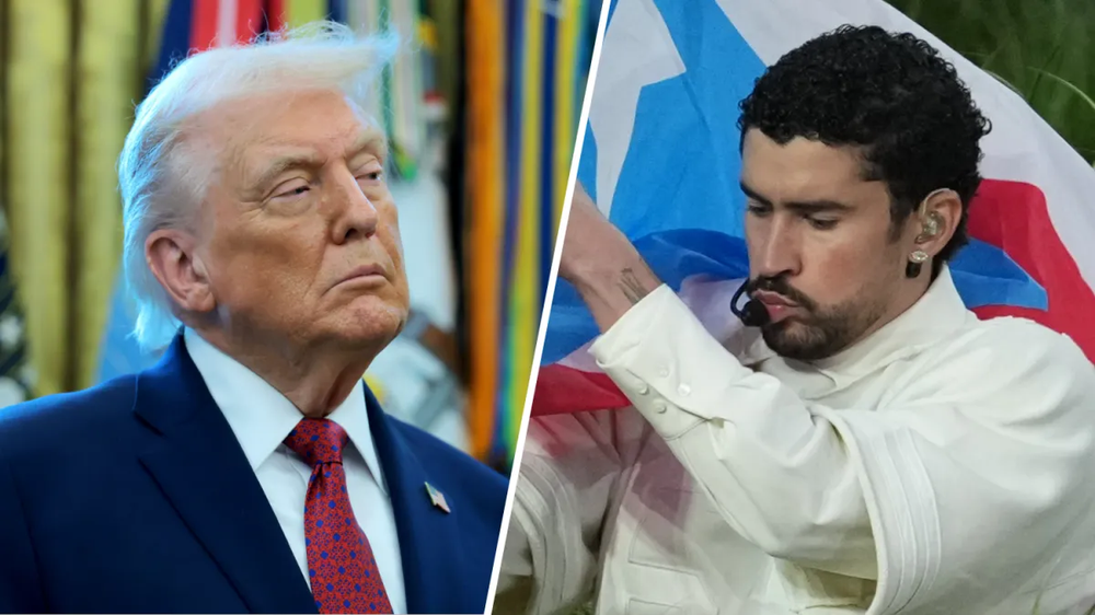 Donald Trump y Bad Bunny, enemigos declarados por la inmigración latina en Estados Unidos