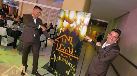 Andrés Emens e Iván Moreira, propietarios de EyM Viviendas.