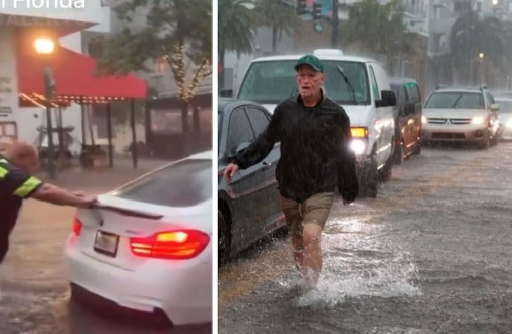 Declaran el estado de emergencia en Florida por perturbaciones tropicales que provocan inundaciones