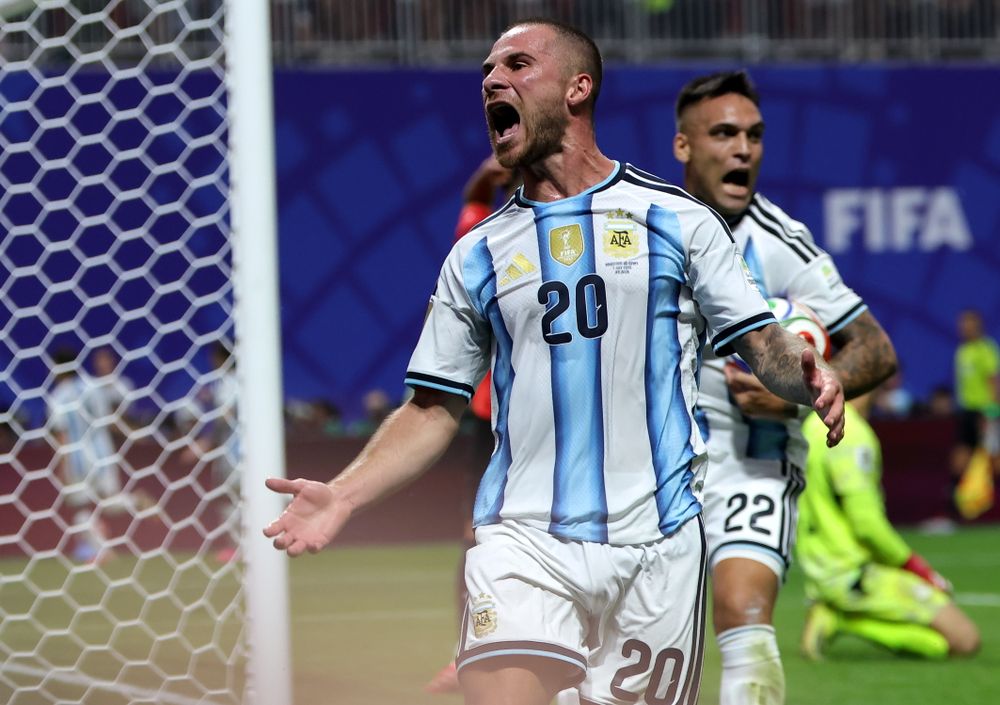 El emocionante triunfazo de la Selección Argentina en las mejores fotos