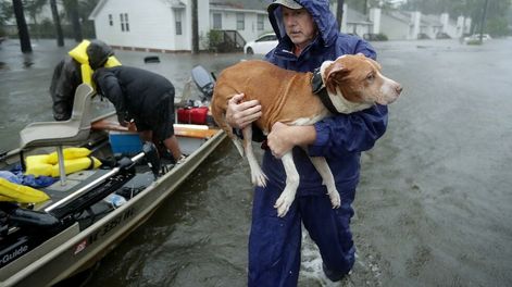 El huracán Florence ha dejado al menos cuatro muertos y pierde fuerza al tocar tierra