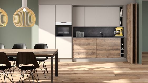 Cómo ahorrar espacio en cocinas: muebles eficientes y transformables