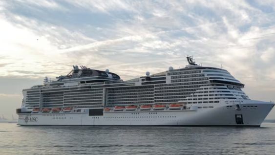 “Notificamos inmediatamente a las autoridades pertinentes, que ahora están llevando a cabo un examen de la ballena”, remarcó Sidney Sterling, director de relaciones mediáticas de MSC Cruises, Foto: Gentileza