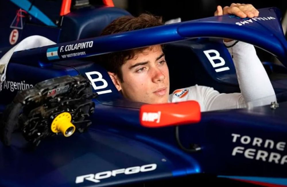 El piloto argentino, Franco Colapinto, es furor y muchos argentinos, estarán en el Gran Premio de Brasil. / Gentileza.