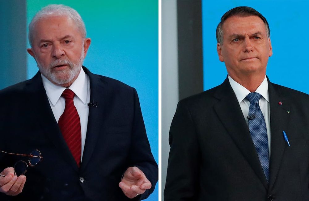 Lula y Bolsonaro.