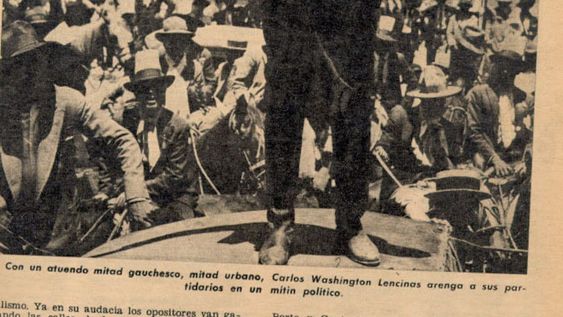 Carlos Washington Lencinas y su época son las inspiradoras de la literatura de Carlos Alberto Arroyo en Mendoza. (Foto: gentileza familia Lencinas).