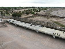 El nuevo puente Luján-Perdriel.