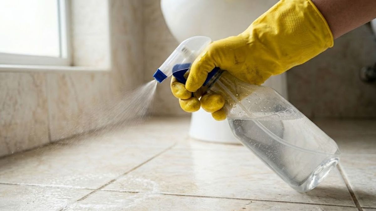 Rociar agua oxigenada y sal en el piso del baño: por qué se recomienda y cómo aplicarlo