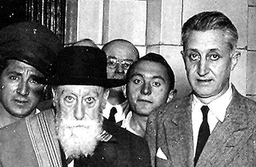 Elpidio González junto a Arturo Illia