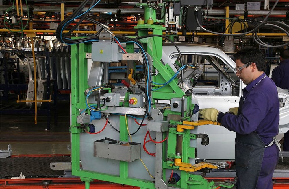 PLANTA PACHECO DE FORD ARGENTINA. LINEAS DE PRODUCCION. FABRICA AUTOMOTRIZ.GENTILEZA FORDFABRICA DE AUTOS