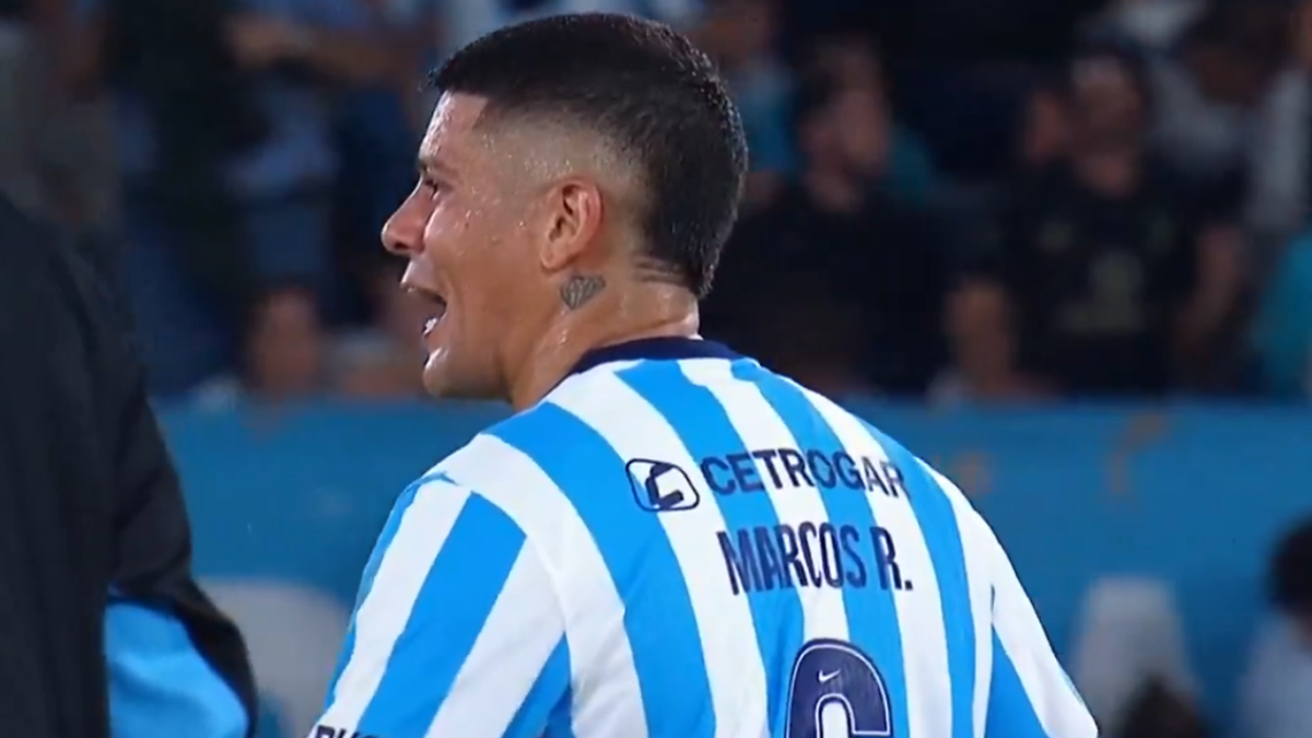 Blooper, insulto y roja: qué le dijo Marcos Rojo al juez Zunino antes de ser expulsado del clásico