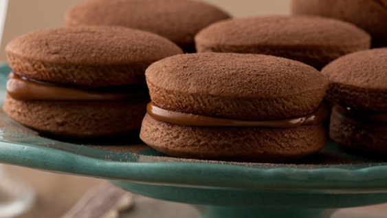Estos alfajores de miel son una gran opción para compartir.