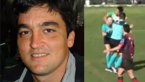 Cristian Tirone se mostró arrepentido por golpear a la árbitro el último fin de semana, pero continúa detenido y no podrá ingresar nunca más a un evento deportivo. / Los Andes.