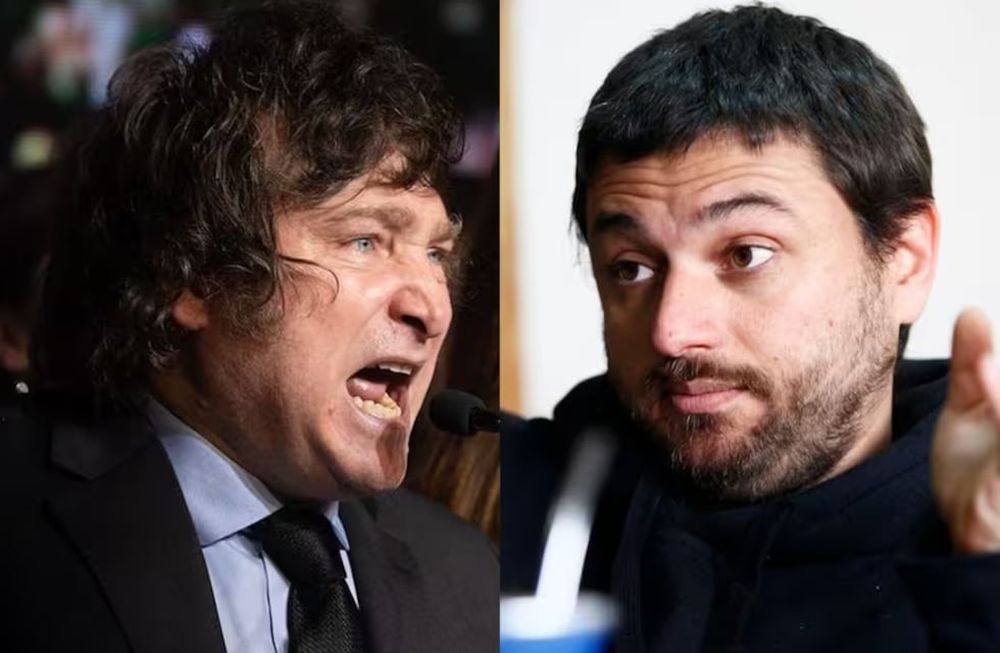 Javier Milei y Juan Grabois.