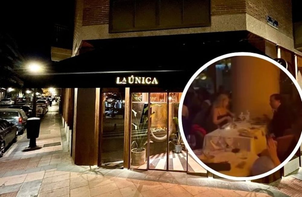 Fabiola Yañez pasó Año Nuevo con su nueva pareja en un lujoso restaurante de Madrid y con custodia del Estado.