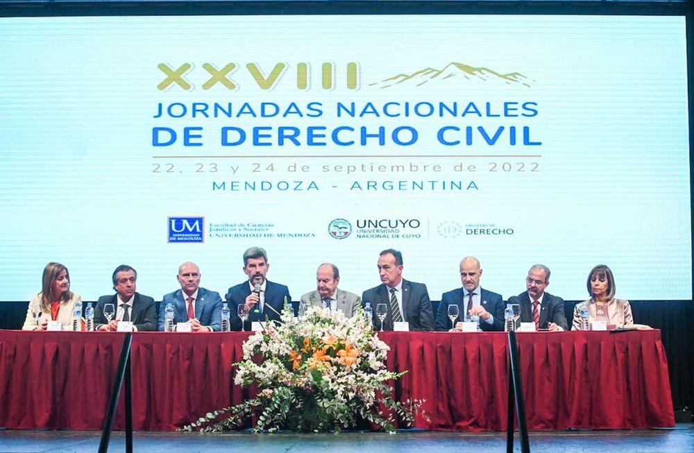 Ulpiano Suarez participó de la apertura de las Jornadas Nacionales de Derecho Civil