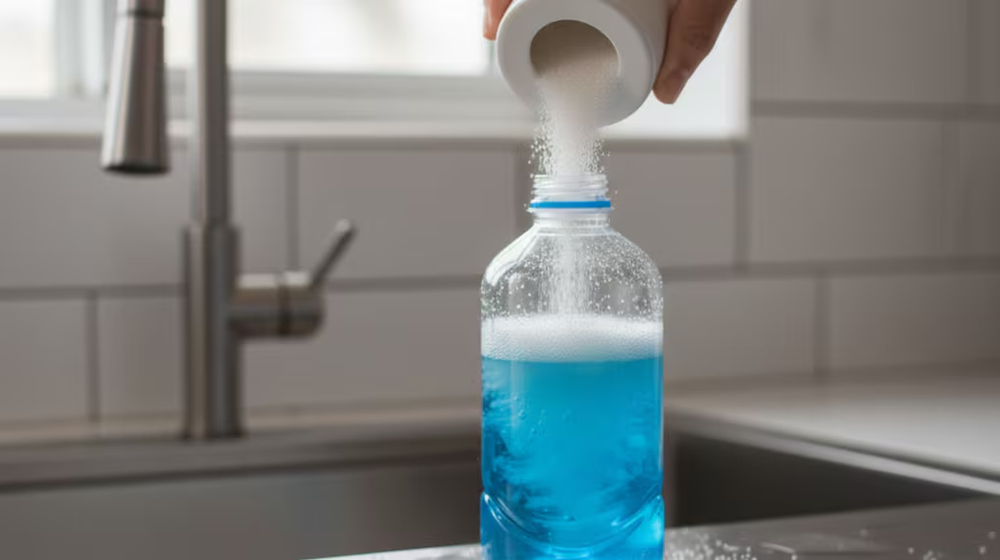 Se puede realizar en una botella o bowl.