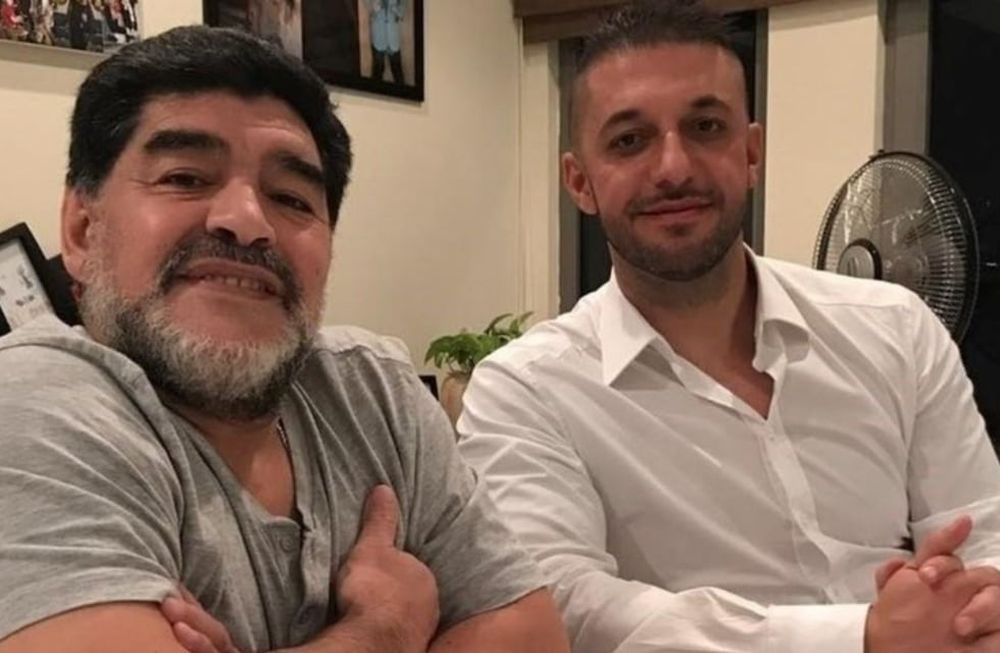 Diego Maradona junto a Matías Morla. / Archivo.