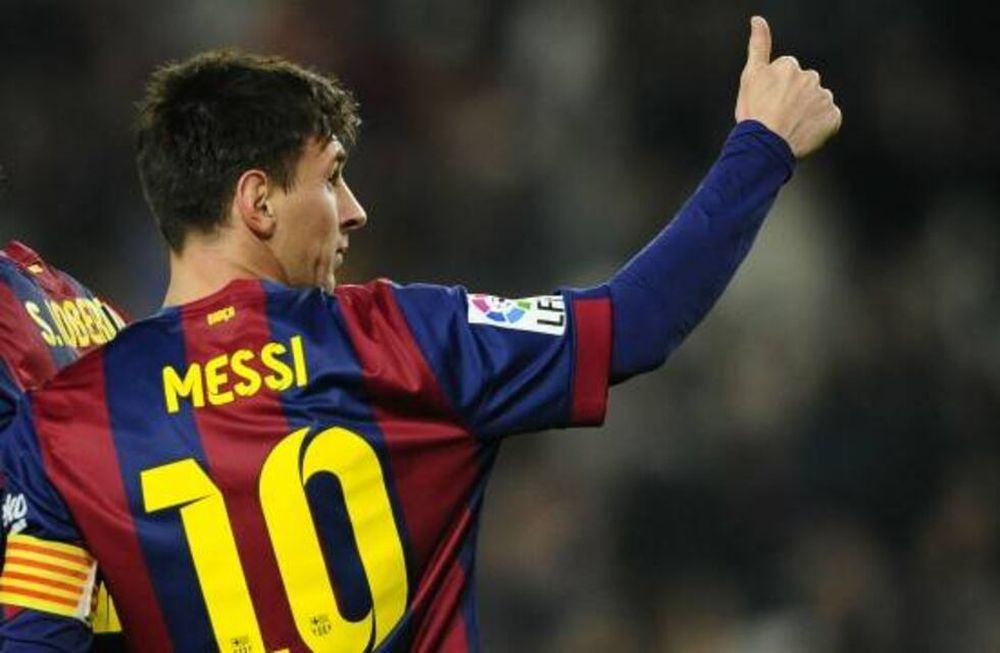 Una imagen imperdible: Messi zafó de la marca de ¡ocho! rivales en el cuarto gol culé