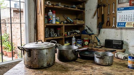 La olla vieja reduce residuos y acumulaciones de objetos en casa.