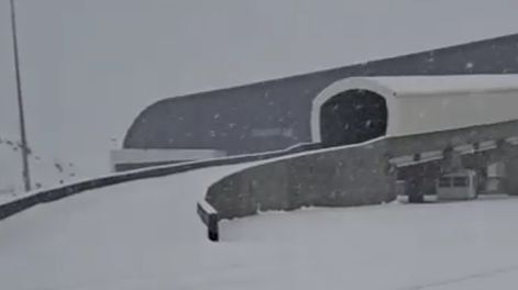 Paso Cristo Redentor: así quedó el complejo Los Libertadores por la nieve