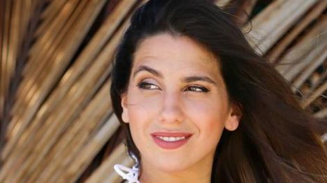 Cinthia Fernández deslumbró con un curioso challenge
