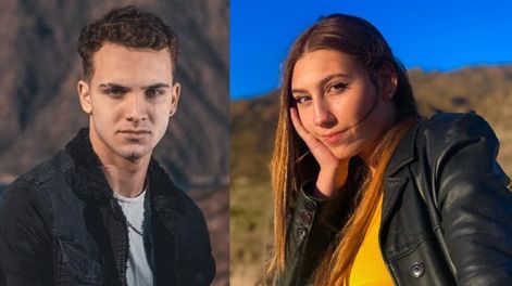Luca Gagliardi y Julia Nazar, dos adolescentes que se saltearon el último año de secundaria.