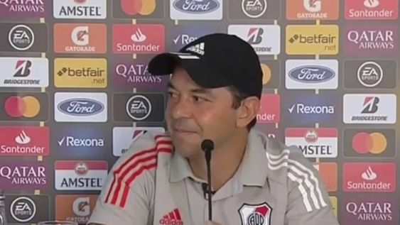Marcelo Gallardo brindó una conferencia de prensa y fiel a su estilo, no se calló nada. / Gentileza.