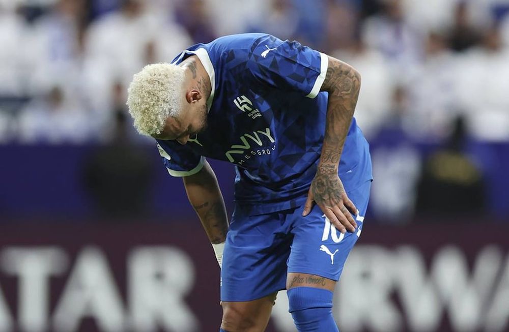 Neymar volverá a estar alejado de las canchas tras una molestia muscular. / Foto: Al Hilal