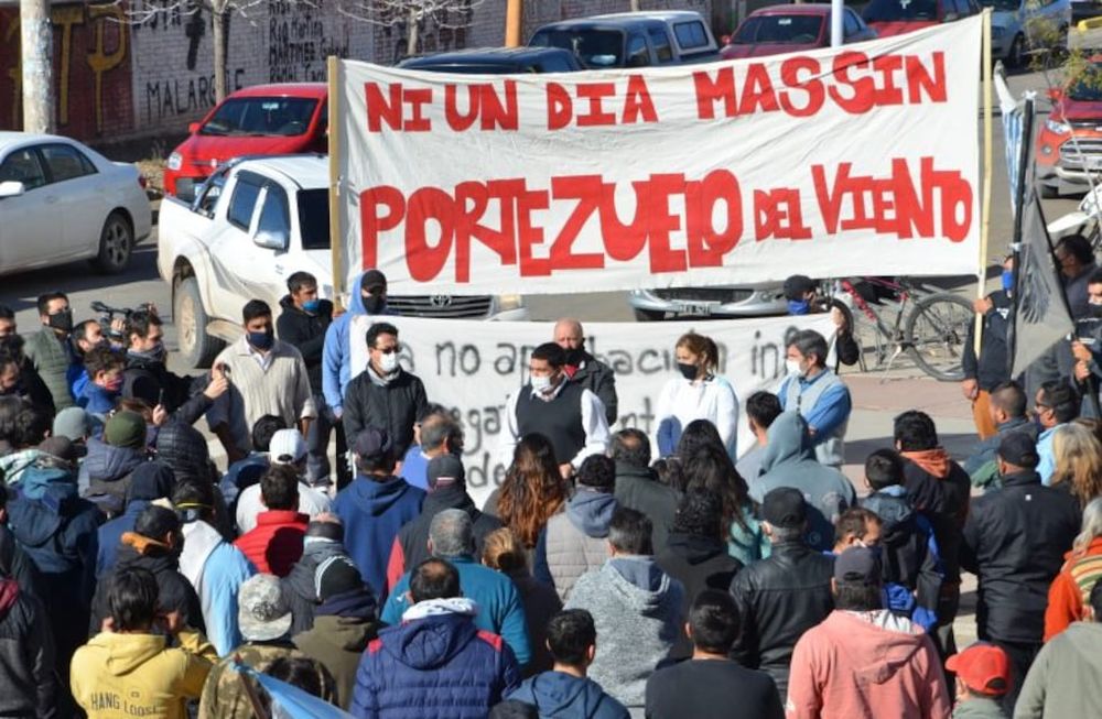 En Malargüe salieron a la calle para apoyar la continuidad de Portezuelo del Viento