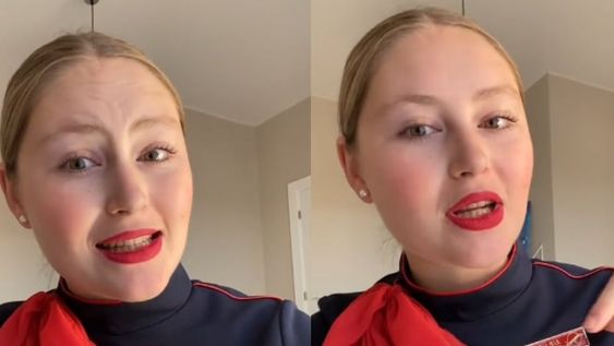 “Nunca uséis pantalón corto en un avión”, advirtió Claudia. La joven reveló que antes de iniciar su formación solía usarlos con frecuencia.